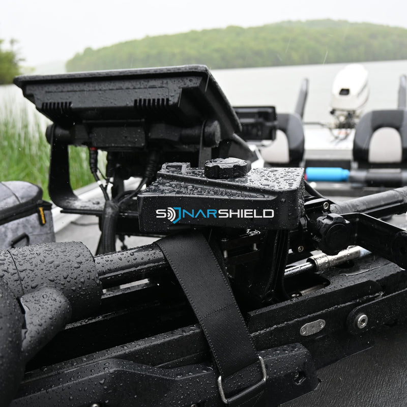Sonar Shield Transducer Cover for Garmin LiveScope Plus LVS34 – Pro Series Impact-Resistant Travel Case