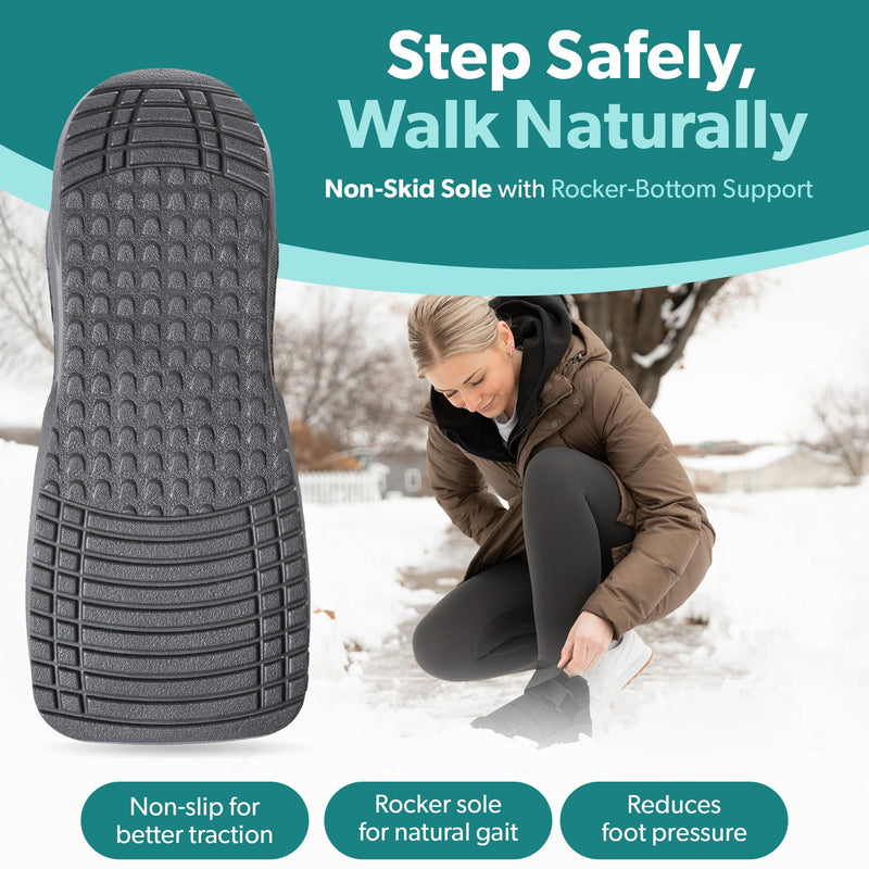 BraceAbility Closed Toe Medical Walking Shoe - Lightweight Broken Toe Cast Boot, Fractured Foot Brace for Metatarsal Stress Fracture, Post-op Bunion, Hammertoe Surgery Recovery - For Men or Women (M) Medium (Women's 7-9.5 / Men's 6-8.5)
