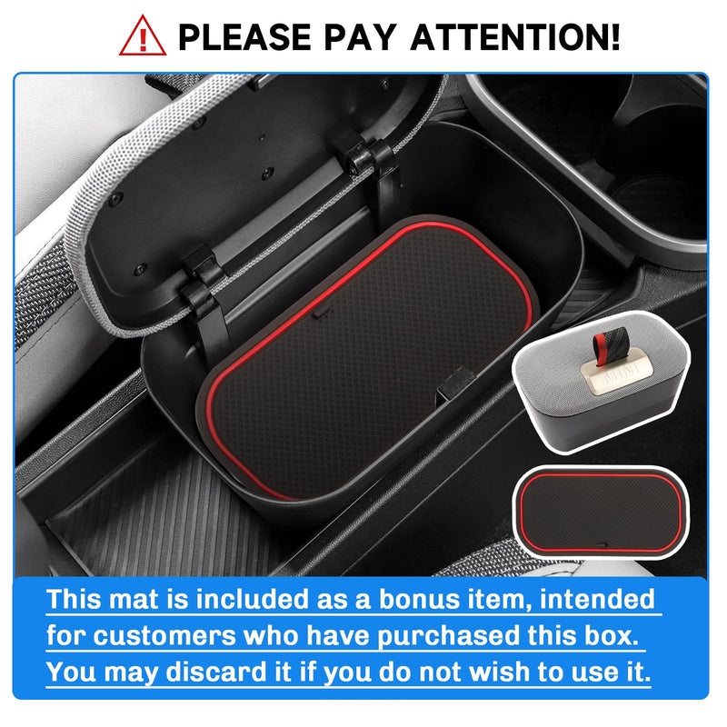 SXCY for 2025 2026 Mini Cooper Accessories [4-Door F65] Cup Holder Inserts Liner 2025 2026 Cooper Door Slot Mats for Mini Cooper Accessories 2026 Cooper Console Liners Anti-Dust Waterproof Mat (Red) 2025 2026 Cooper 4-door F65 (Red)