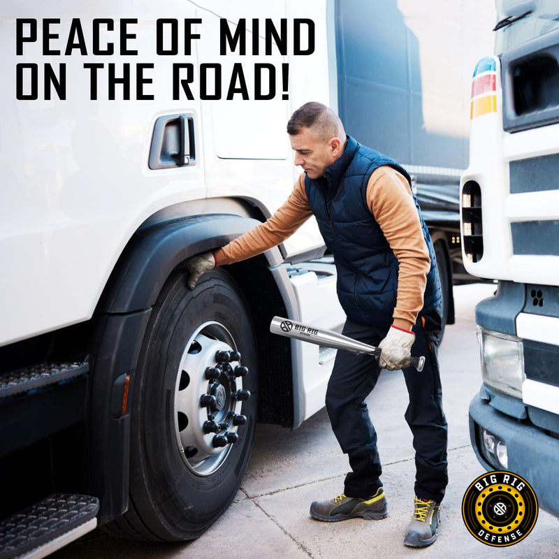 Big Rig Defense Aluminum Tire Thumper for Truckers - Durable Tire Checker Bat - Excellent as Fish Bat