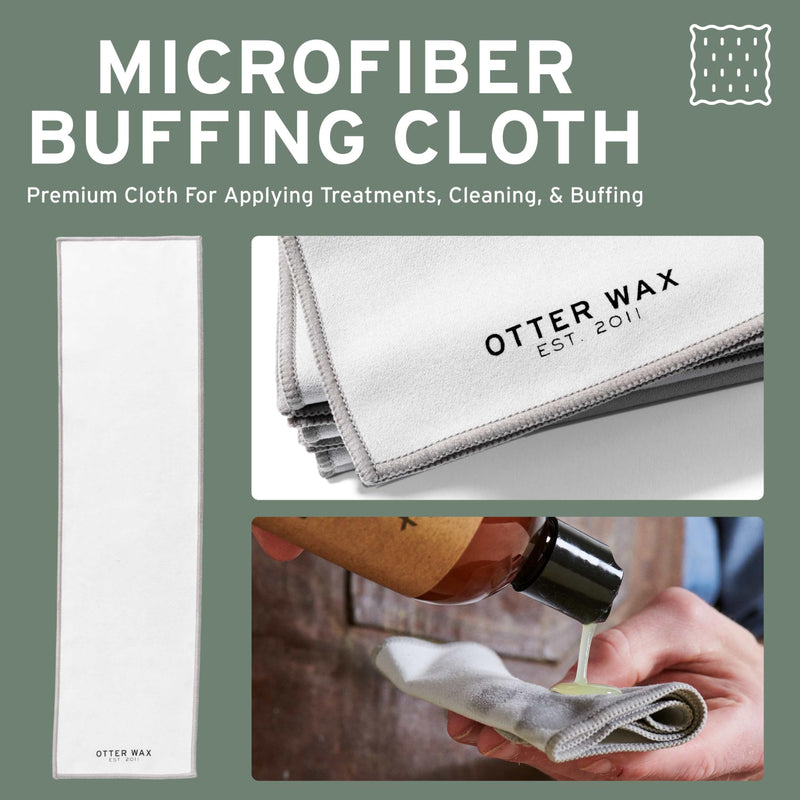 Otter Wax Leather Care Kit | 100% All-Natural Leather Care Products | Made In The USA | Includes Saddle Soap & Leather Salve | Color Safe | Ideal for Shoes, Boots, Jackets, Car Interiors