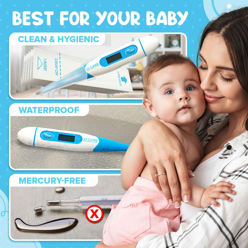 Oral Thermometer with LCD Display, Calibrated Oral Thermometer for Babies