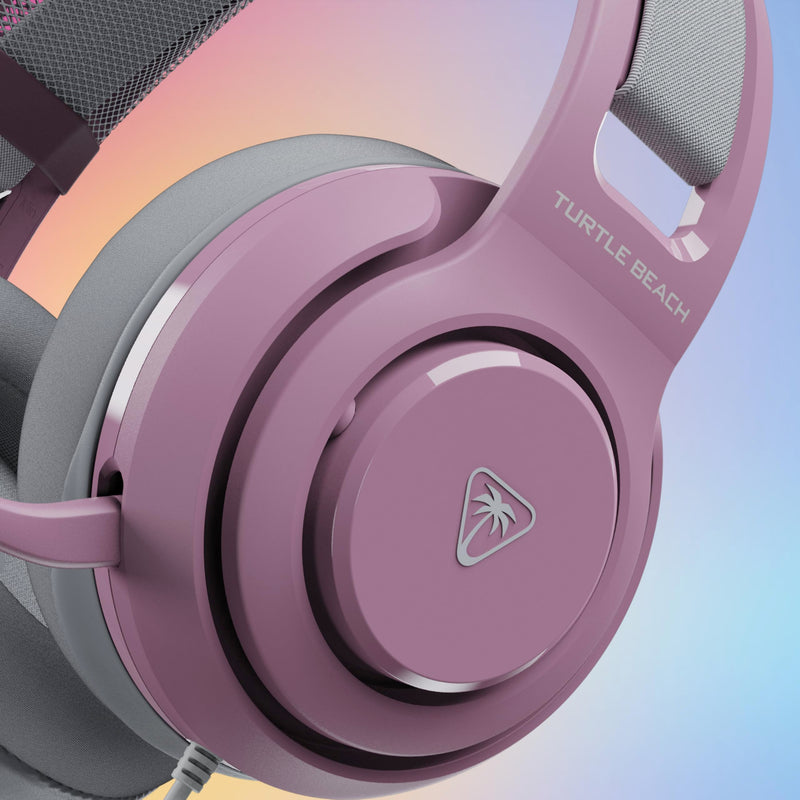 Turtle Beach Atlas 200 Wired Multiplatform Gaming Headset for Xbox, PS5, PC | Xbox Series X|S, Xbox One, PlayStation, 50mm Drivers, Flip-to-Mute Mic, Memory Foam, Floating Headband, Lilac Mist