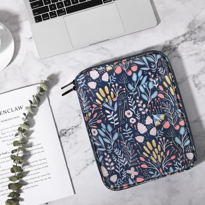 TiMOVO 8-9 Inch Tablet Sleeve Case Compatible with iPad Mini 6, iPad Mini 5/4/3/2/1, Galaxy Tab A7 Lite 8.7/Tab A 8.0/Tab A 8.4, Fire HD 8 & 8 Plus 2020, Portable Protective Bag, Colorful Flower