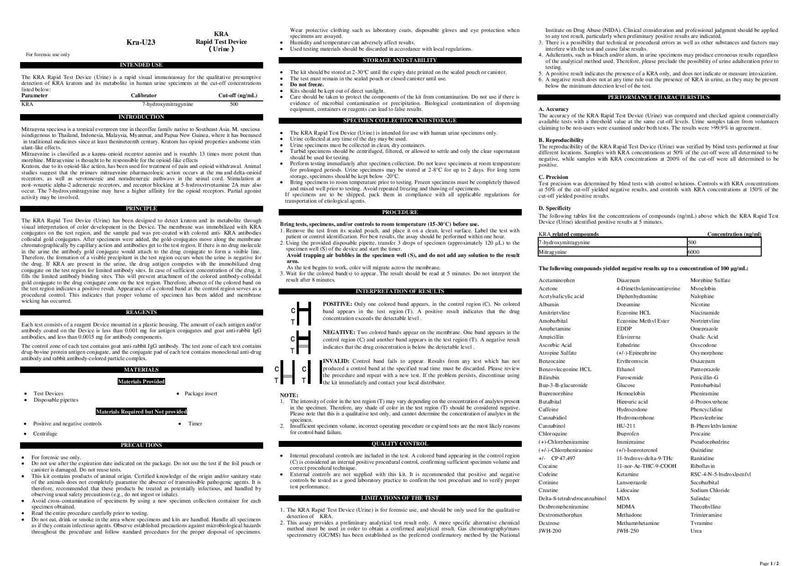 12 Panel Now (2 Tests Included) Kratom Cartridge Urine Drug Test - [4 Pack] 1 Count (Pack of 2)