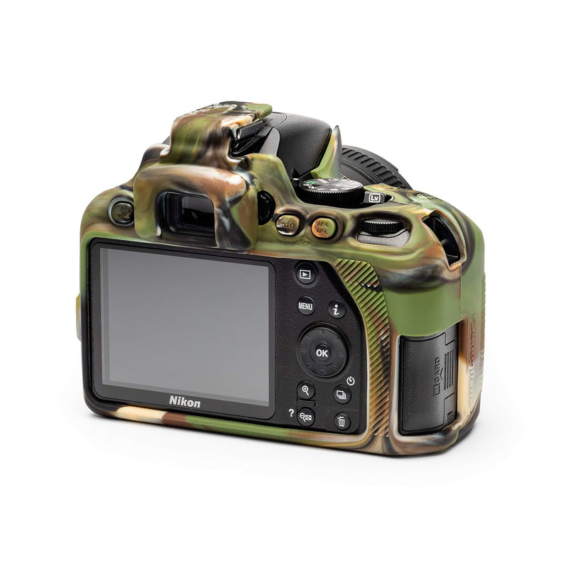 easyCover Silicone Camera Protection Cover for Nikon D3500, Camouflage