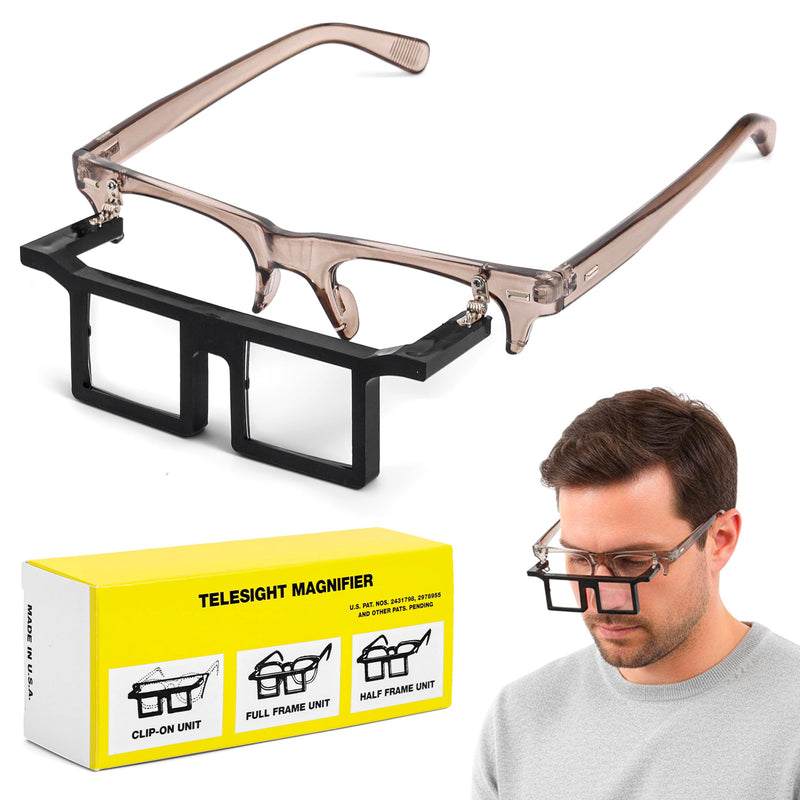 Telesight Half Frame # 44 Jewelers Glasses, Magnifying Headset, Lightweight, Available in 3 Powers, Headband Magnifier, Perfect Jewelers Vision Glasses and Lash Magnifier. Choose Below TLA-44 2.00X