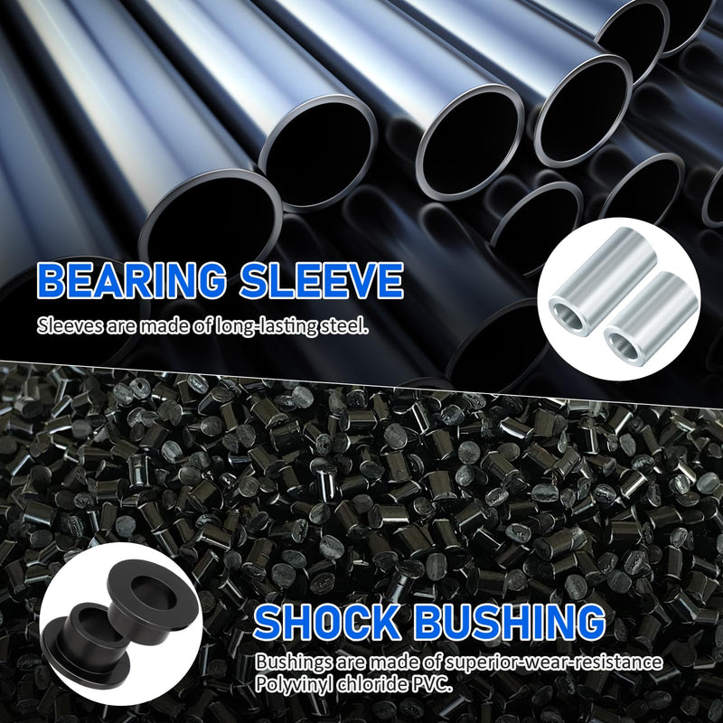 Rear Shock Bushing Sleeve Kit for Polaris Ranger 1000 900 800 700 570 500 425 400 Diesel EV TM ETX