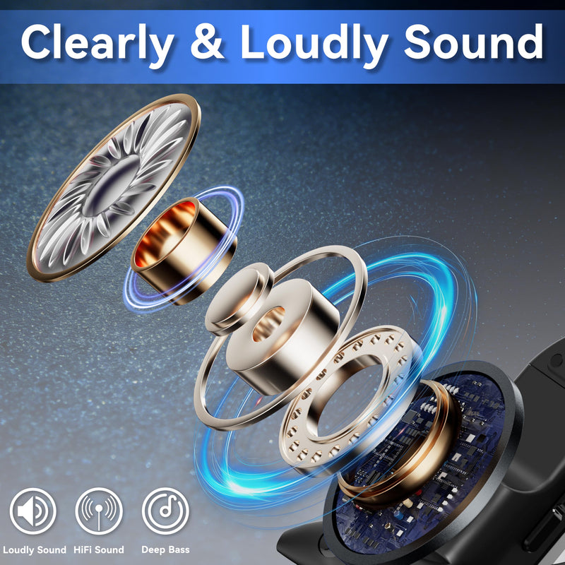 SAMCOM X7 Bluetooth Earpiece Only for FPCN30A FPCN10A Walkie Talkie, 1 Pack | Two-Way Radios 2 Pin K1 Plug Dongle Wireless Headset for School Church Restaurant Hotel Warehouse(Radios Not Included) 1 Pack X7 Earpiece