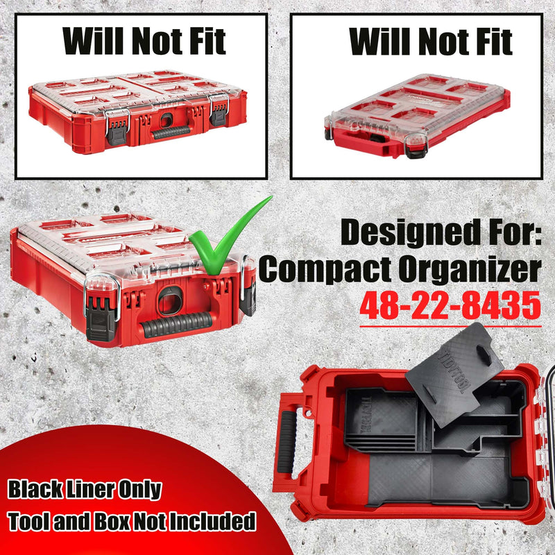 Organizer for M18 Multi Tool and Milwaukee Compact Organizer Tool Box