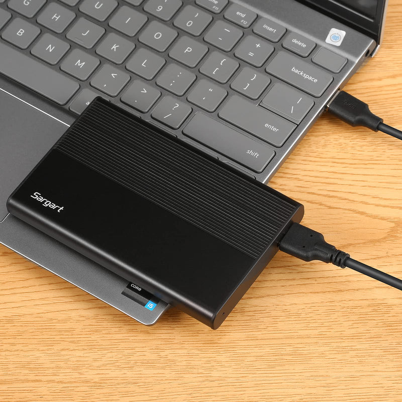 320GB Portable External Hard Drive USB3.0 Mobile HDD Storage for PC, Mac, Desktop, Laptop, Mac, Chromebook, Xbox One, Xbox 360, PS4 (Black) 320GB Black