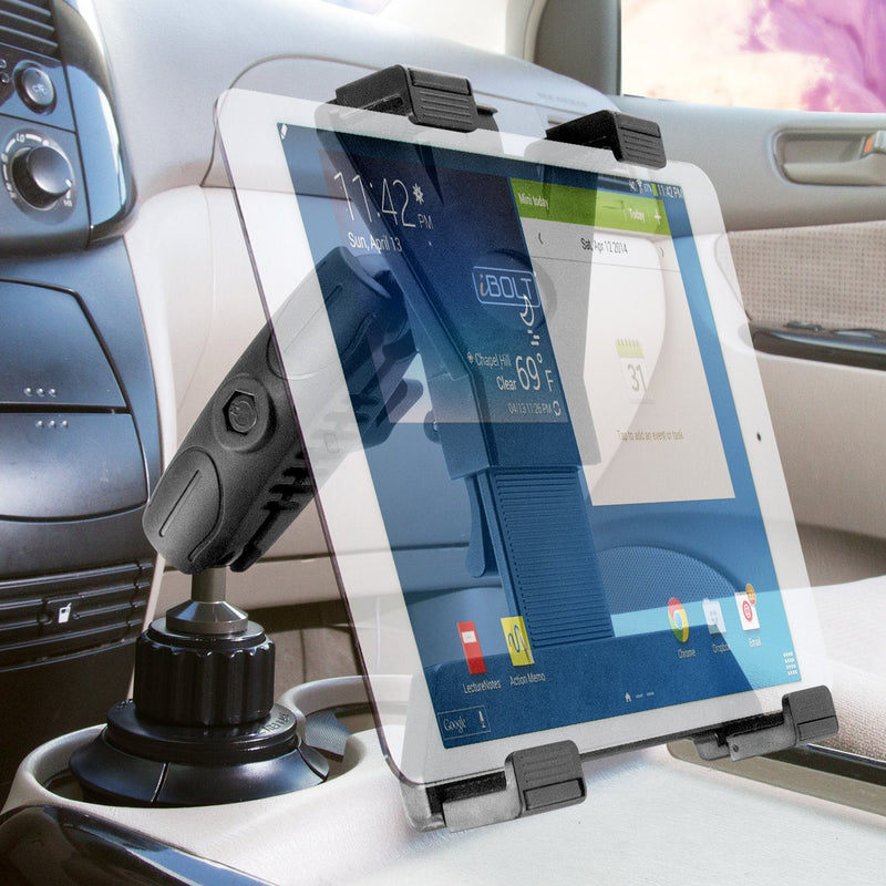 iBOLT TabDock Tablet Cup Holder Mount 7-10" for Trucks & Vehicles