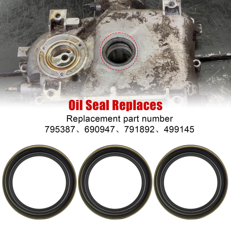 594195 Crankcase Gasket Kit with Mounting Bolts, fit for Briggs & Stratton Small Gasoline Engines, Replaces 591911, 697227, 690945, 273488