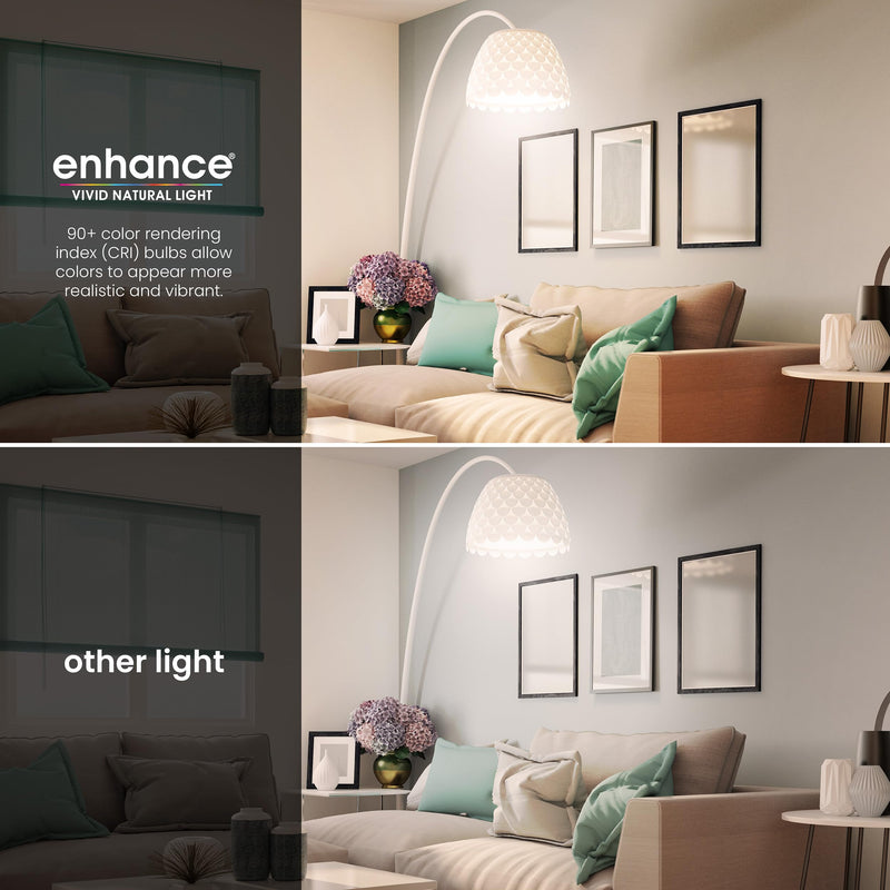 Feit Electric A19 100W Equivalent LED Light Bulbs, Dimmable LED Bulbs, 3000k Bright White, 1600 Lumens, 22 Year Lifetime, CRI90, UL Listed, 12 Pack, OM100DM/930CA/2/6