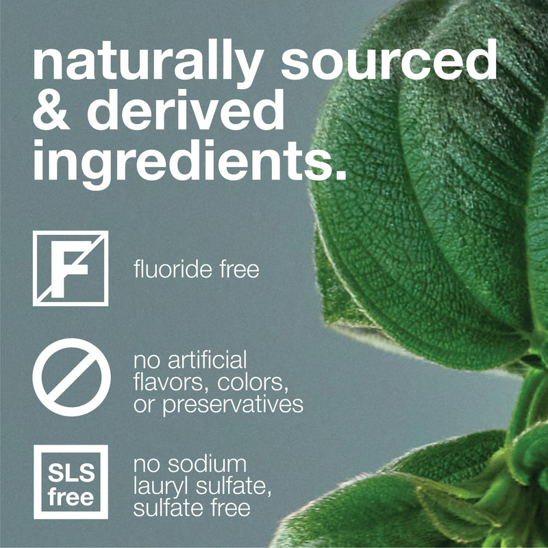 Davids Fluoride Free Toothpaste, Teeth Whitening, Antiplaque, SLS (Sulfate) Free, Promotes Enamel Health, Mouth & Gum Detox, EWG Verified, Natural Peppermint, 5.25oz (3 Pack) 5.25 Ounce (Pack of 3)