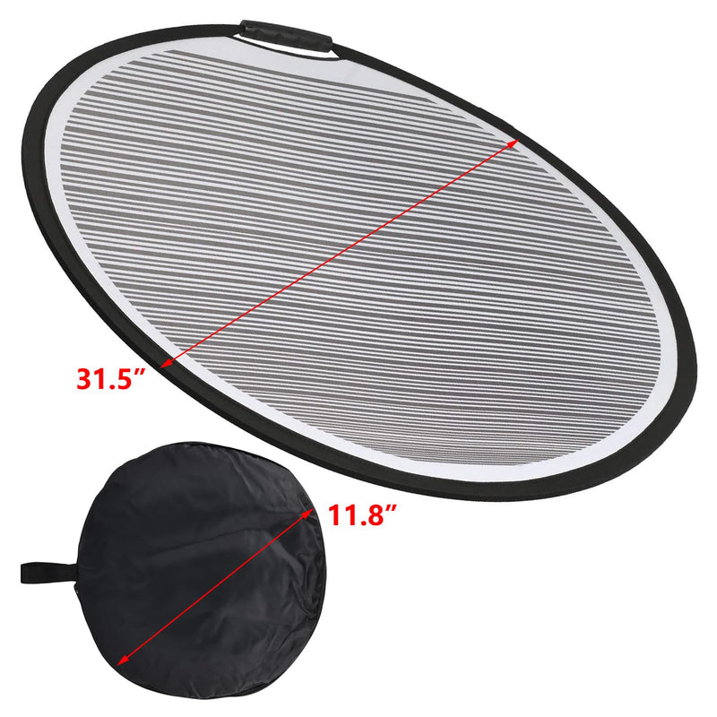 NovelBee 31.5" Portable Flexible Foldable PDR Lined Light Reflector Board Dent Panel for Car Vehicle Door Scratch and Hail Damage Tool