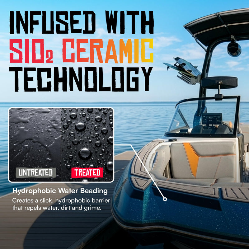 Boat Juice Protection Boat Ceramic Coating | Boat Wax Spray, Marine Ceramic Coating | Superior Shine + Protection | Very Cherry Scent | Marine Detailing & Cleaning Supplies | Made in USA (16oz) 16 Fl Oz (Pack of 1)