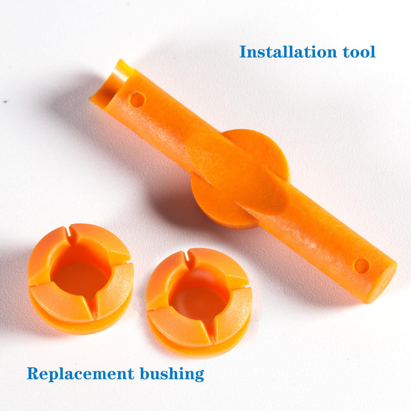 134193 Gear Shift Bushing -for Nissan Armada Frontier Pathfinder Titan Transmission Shifter Linkage Cable Bushing&Tool Repair Kit Xterra Infiniti QX56 QX80 Suzuki Equator 349351LA0A,34935ZR00A (4PCS) 4PCS