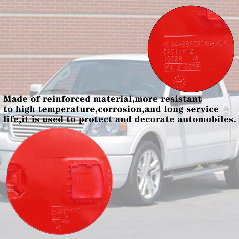 Replace 4L3Z-99405A26-EAA Red Gas Tank Cap - Ford F-150 (2004-2008) & Lincoln Mark LT (2006-2008) Side Fuel Door