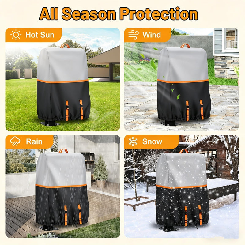 Welding Lead Reel Cover – Double Welding Cable Reel Protective Cover Bag – Fits Reelcraft – Compatible with Welding Trailer & Industrial Truck, Heavy Duty Welding Cable Protector