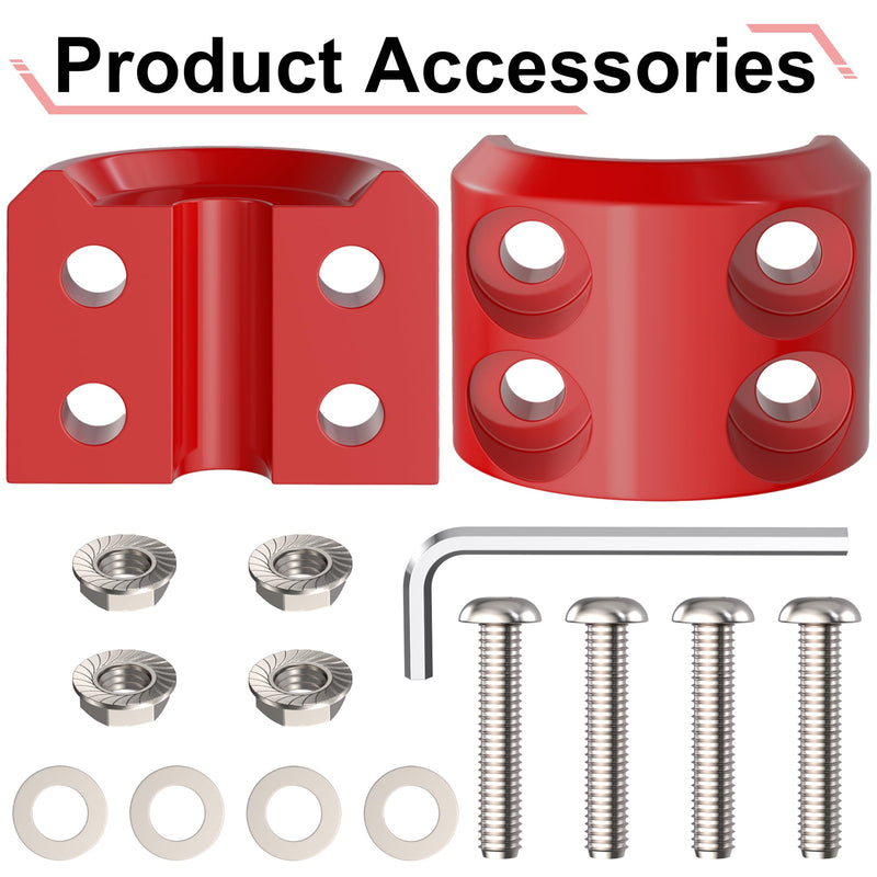 Rubber Winch Stopper for Cable Hook, Rubber Rope Line Saver for ATV UTV SUV Winches, with Allen Wrench (Red) red