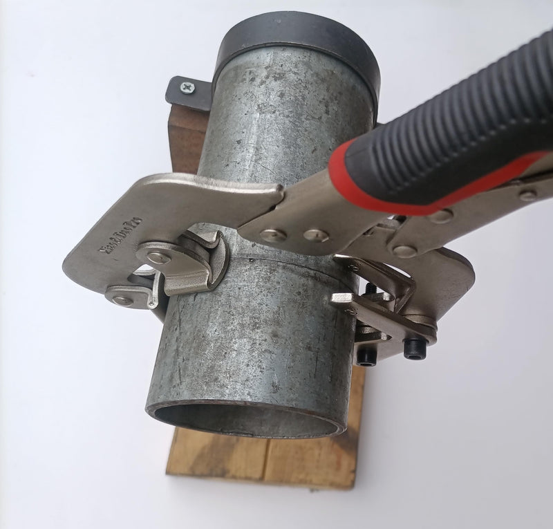 Xiao & Dao Pro 10" Locking Clamps with Swivel V-Typed Pads, Butt weld 2PCS | Butt Weld, 1PC 2-pack