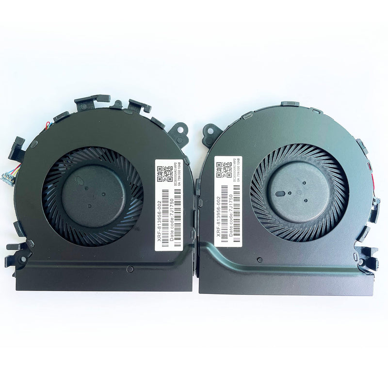CPU+GPU Cooling Fan Replacement for HP Spectre X360 15-CH | 15-CH000 15-CH011DX 15-CH011NR 15-CH075NR 15-CH008CA Series NS75C00-17J22 NS75C00-17J21 L17605-001 L17606-001