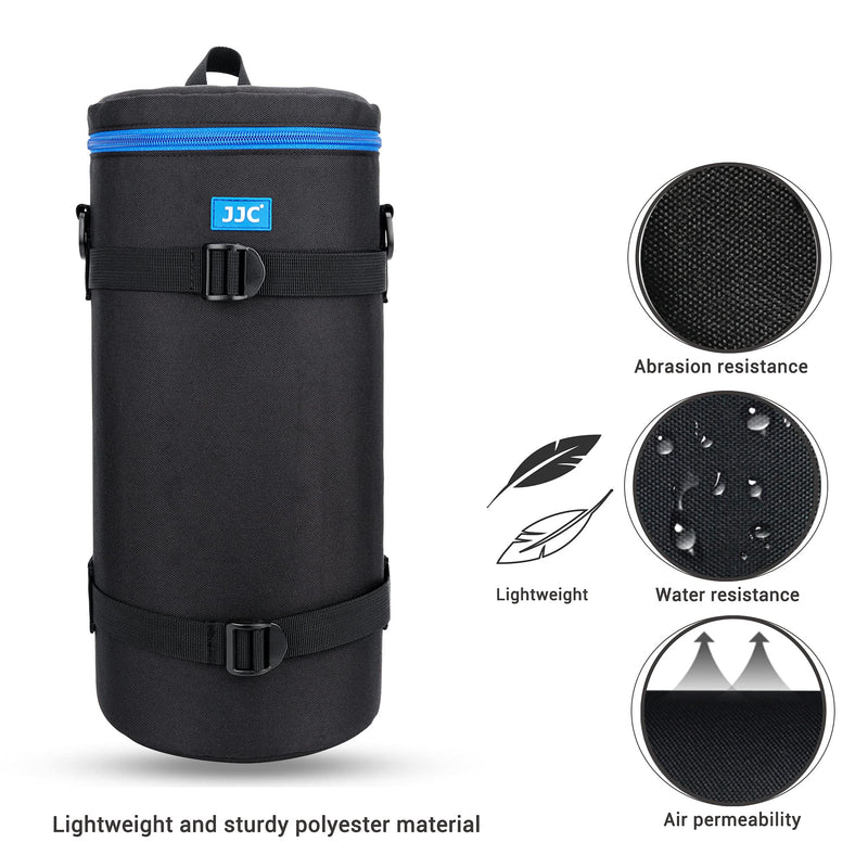 JJC Deluxe Lens Case Pouch Bag for Nikon Z 180-600mm Lens Below 5.5"x14.6" | for Canon RF 200-800mm f6.3-9 IS USM, Sony FE 200-600mm f5.6-6.3, Nikon Z 180-600mm f5.6-6.3 VR, Z 600mm f6.3 VR Lens & More XXXXXL
