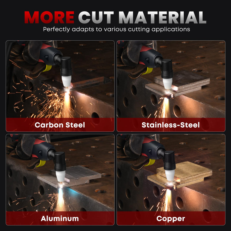 110Pcs PT31 Plasma Cutter Consumables, HEROCUT Plasma Cutter Torch Accessories for CUT35i CUT45 CUT50 Plasma Cutter with PT-31 JG-40 LG-40 Plasma Cutter Torch 110Pcs PT31 Consumables