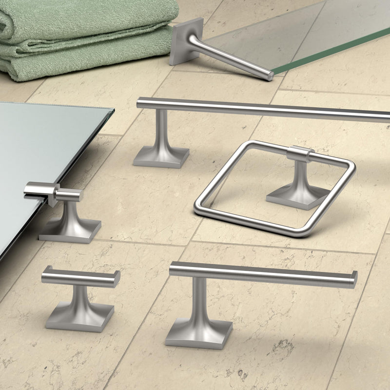 Gatco 5593 Waterline Toilet Paper Holder, Satin Nickel