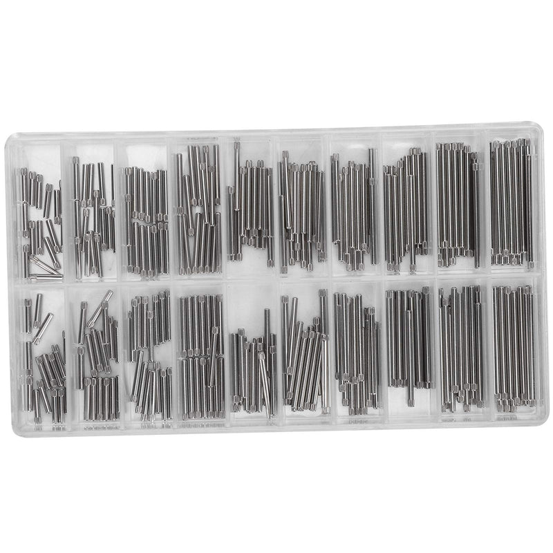 1.3Mm/1.4Mm 8‑26Mm Stainless Steel Watch Band Pins, Watch Band Link Cotter Pins Spring Bars Tools, 300Pcs Watch Bracelet Pin Friction Assortment Watch Repairing Accessories