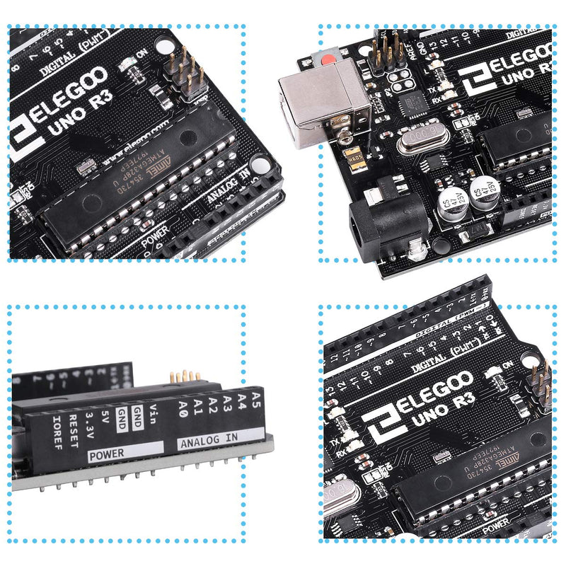 ELEGOO MEGA R3 Board ATmega 2560 & ELEGOO UNO R3 Board ATmega328P