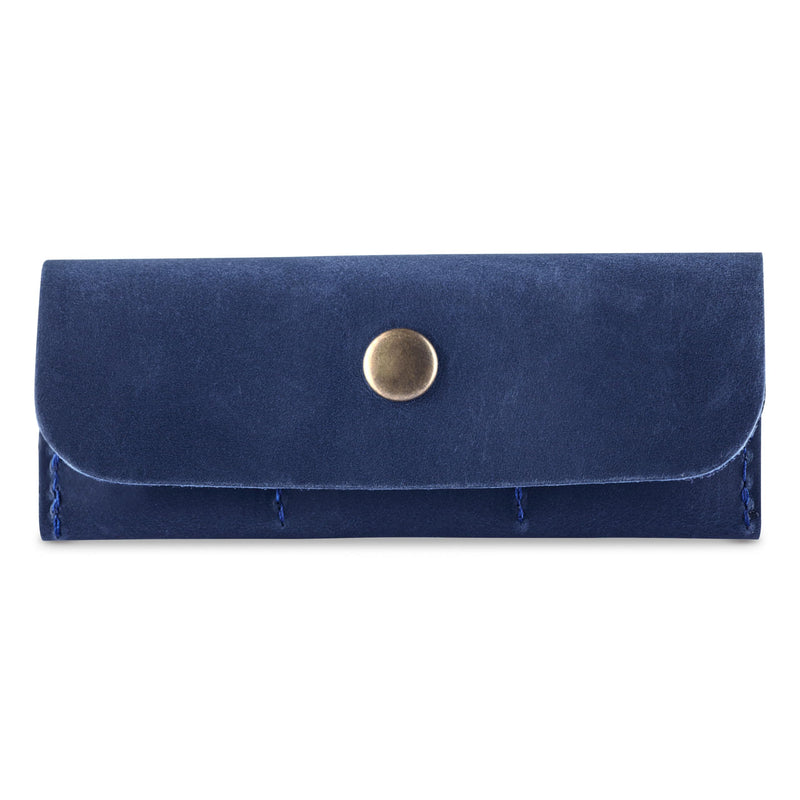 Leather SD Card Holder, SD Card Case, Micro SD Card Holder Organizer, SD Card Storage Case, Memory Card Case Cover, Travel Memory Card Case (Blue) Blue