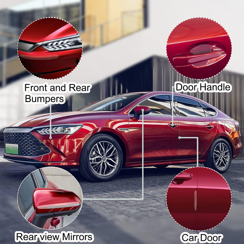 14PCS Car Door Protector, Rearview Anti-Collision Bumper Trim Guard Sticker,Universal Anti-Scratch Guard Stickers Universal for Most Car Handle