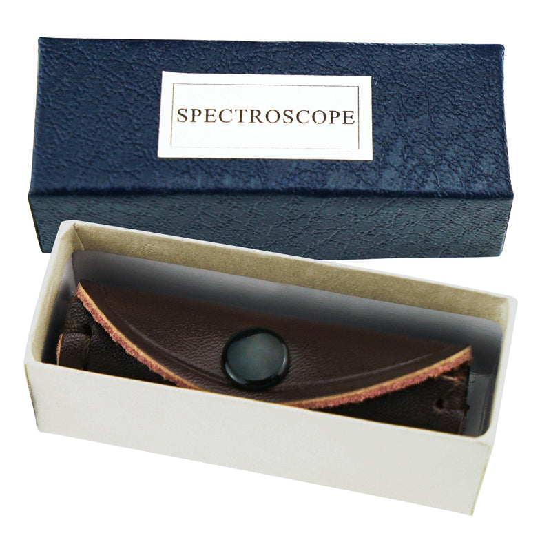 Handheld Diffraction Spectroscope, Pocket-Sized Grating Gemological Spectrometer in a Gem Tool Jewelers Eye Loupe for GIA Use and Quick Identification Gemstone Jewelry Magnifier