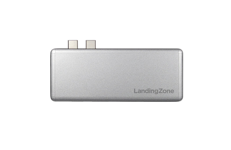 LandingZone USB Type-C Hub for MacBook Pro and MacBook Air Models A1706/A1707/A1708/A1989/A1990/A1932/A2141/A2159/A2251/A2289 Released 2016 to 2020 (Space Grey) Space Grey