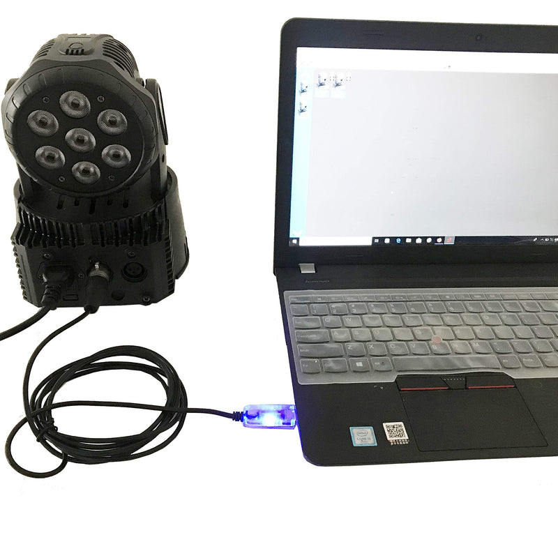 USB to DMX512 3PIN XLR Interface Adapter Freestyler Software Computer PC Stage Lighting Controller Dimmer DMXControl RS485 Serial Converter Cable Support Win7/8/10/Mac/Linux/vista (Length:3.28ft) Length:3.28ft