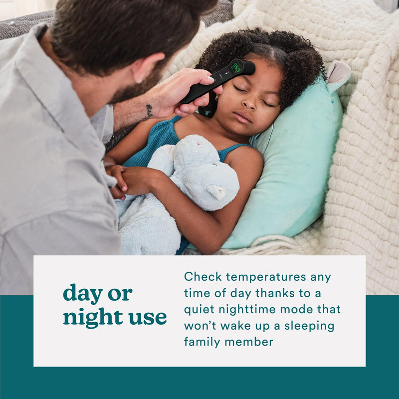 Homedics Dual-Use Ear and Forehead Thermometer, in-Ear and No-Touch Infrared Technology, Instant Results in 1 Second, Color-Coded Readings, Reliable and Accurate, Body and Object Temperature