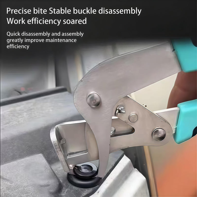 Car Clip Pliers and Disassembly Tools, Efficient Multi-functional Automotive Snap Plier, Easy to Remove Fasteners, Clips, Buckles, and Rivets, Open The Panels Effortlessly (1pc)