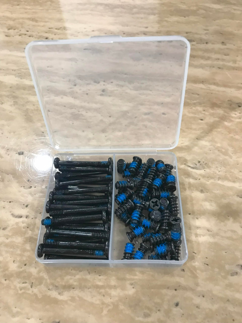 Easycargo Case Fan Screws, AIO Cooler Fan Screws, Nylon Self Locking Screws, 30mm unc 6-32 fan screw Long + PC Case Fan Screws 10mm, Radiator Fan Screws for 60mm 80mm 90mm 92mm 120mm 140mm 240mm 360mm