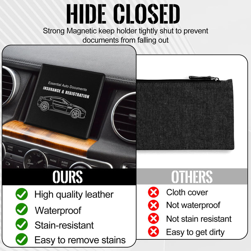 Registration and Holder, 4-Pack and Registration, Auto Essential Holder, Interior Accessories Fit Most, Trucks and SUVs, Men & Women
