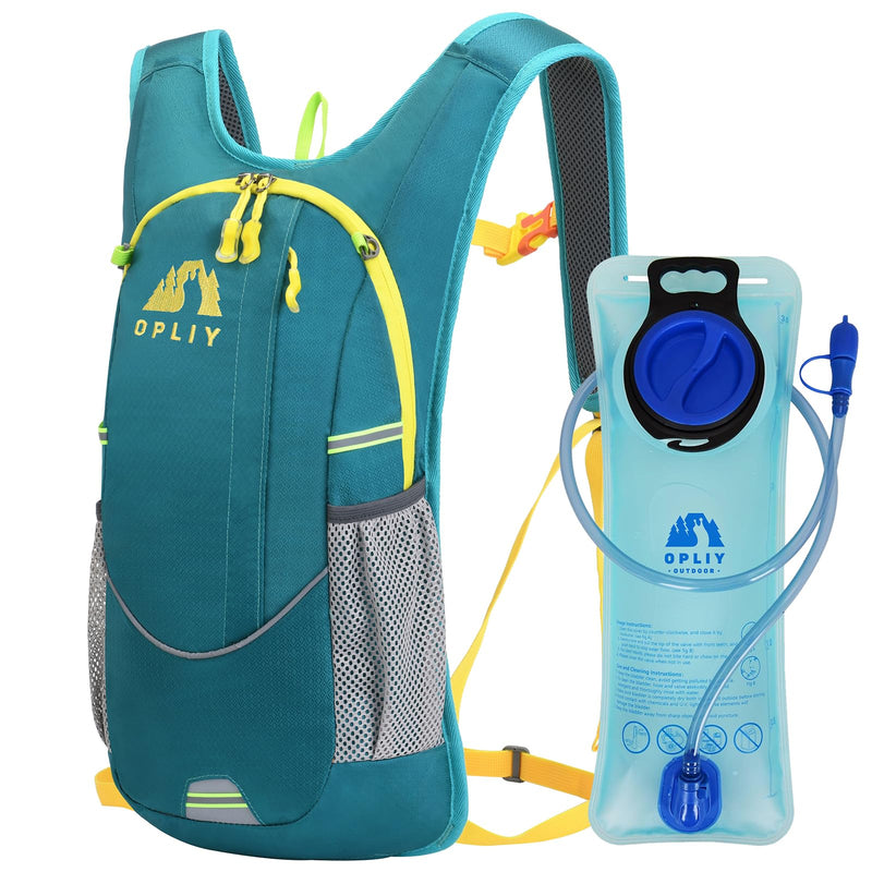  [AUSTRALIA] - Hydration Pack,Hydration Backpack with 2L Hydration Bladder Lightweight Running Water Backpack for Women Men Dark green
