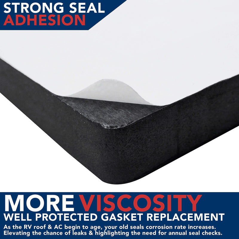 Leisure Coachworks 14" x 14" Universal RV Roof Air Conditioner Gasket Kit