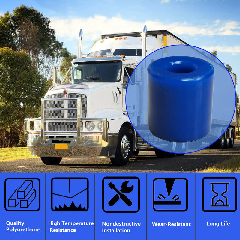 8pcs Hood Roller Bushings Kit fit for Peterbilt 357 375 379 Replace 13-04391 13-03593 and 377 with J Style Hinges