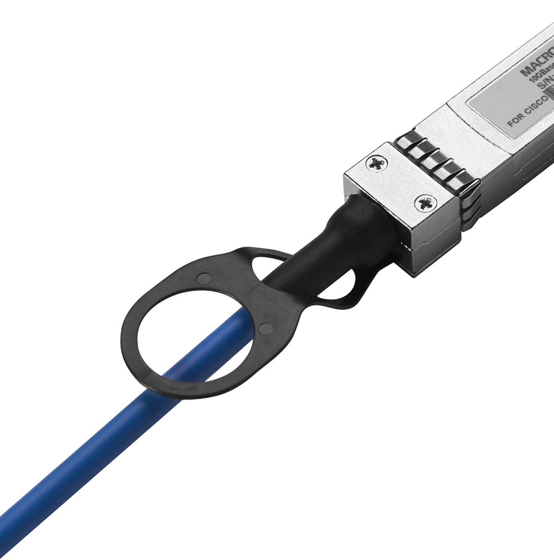 10G SFP+ DAC Twinax Cable (Compatible with Ubiquiti UACC-DAC-SFP10-3M), Passive Direct Attach Copper, 3M 9.8ft SFP+ to SFP+ DAC,Blue 3-Meter(10ft) for Ubiquiti