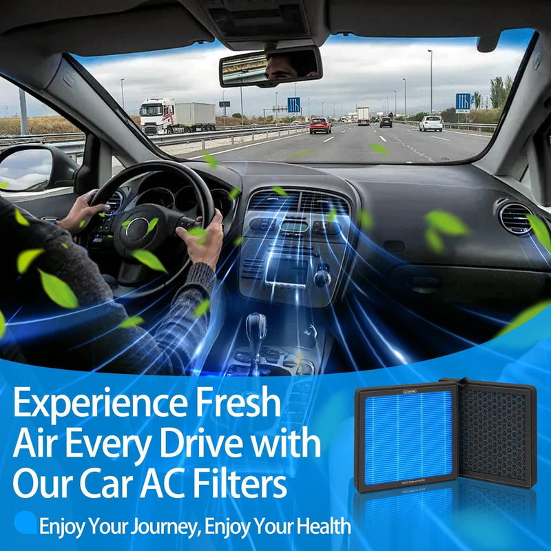 CF10743 Cabin Air Filter - Fits Chrysler Town & Country, Dodge Grand Caravan, Nissan Armada/Titan, Infiniti G25/G35/M45/Q40/Q50/QX70 | Honeycomb Structure with Activated Carbon Beads (1 Pack) CF10743