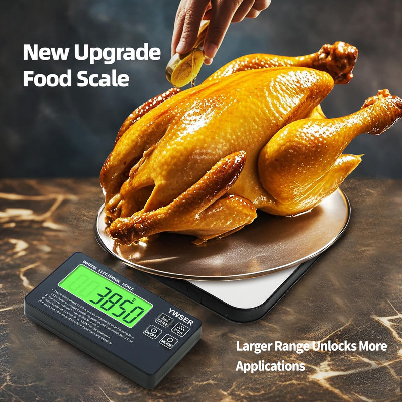 Food Scale, 2024 Newly Split Designed 33lb Digital Kitchen Scale with 7 Units Tare Function & LCD Display,1g Precise Graduation Food Scale Weight for Baking/Cooking/Dieting/Meal Prep1 Multicolored