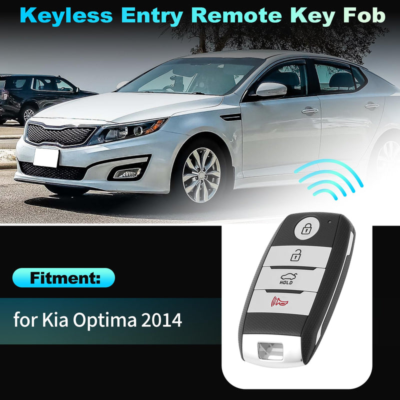SY5XMFNA04 Replacement Keyless Entry Remote Smart Key Fob for Kia Optima 2014 2015 for Kia Rio 2015-2017 Key Fob Remote Control ID46 Chip 95440-2T510 95440-1U500 4 Buttons 315 MHz