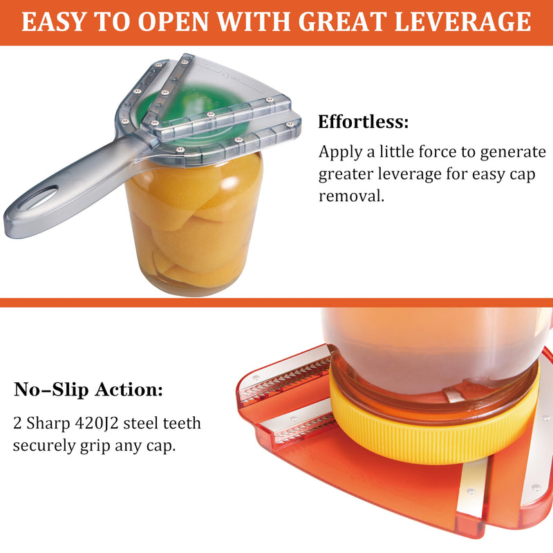 Jar Opener for Weak Hand & Seniors with Arthritis,Easy Twist Off Bottle Caps,Patent | Unique Kitchen Gadgets, Christmas Gifts for Elderly/Women/Men (Blue) Blue