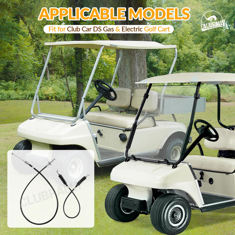 Club Car DS Golf Cart Governor & Accelerator Cable Snap in Kawasaki FE290 2004 & UP, OEM#102336101, 102336001